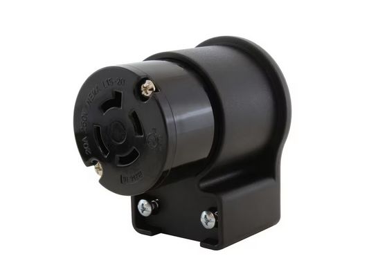 NEMA L15-20R 3-Phase 20 Amp 250-Volt 4-Prong Elbow Locking Female Connector With UL, C-UL Approval - 91010655939