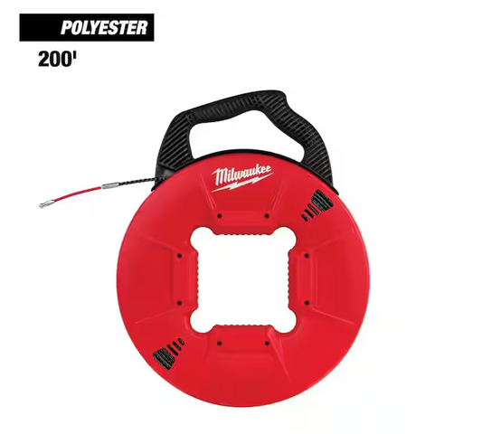 200 ft. Polyester Fish Tape with Flexible Metal Leader - 91004037766