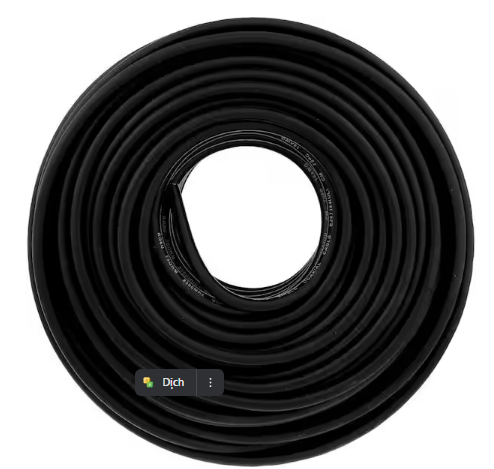 100 ft. Black RG6 Quad Shield Coaxial Cable - 91004568948