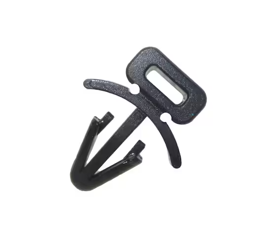 5/16 in. x 9/16 in. Push-Mount Cable Tie Base Black 10-Pack (Case of 8)