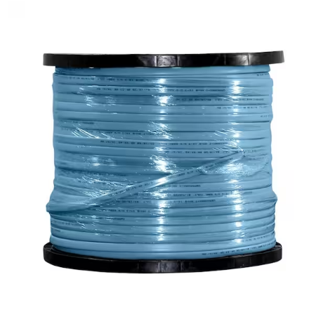 1,000 ft. 14/3 Light Blue Solid CerroMax SLiPWire Copper NM-B Wire - 91010903698