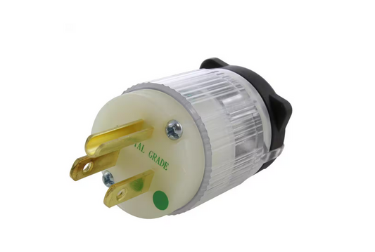 NEMA 5-15P 15 Amp 125-Volt Medical/Hospital Grade Plug with UL C-UL Approval - 91005213207