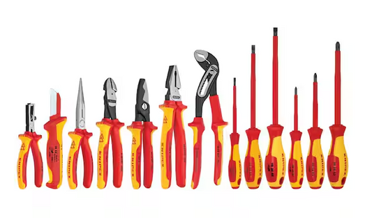 13-Piece Electrician's 1000-Volt Insulated Tool Set in Tool Roll - 91002818409