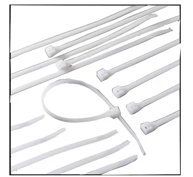 14 in. Natural Double Lock Cable Ties (500-Pack) - 9747411