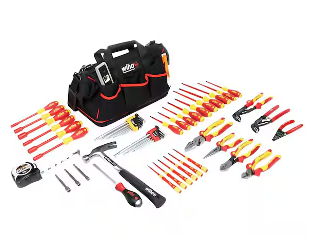 59-Piece Insulated Master Electrician's Tools Set - 91011004765