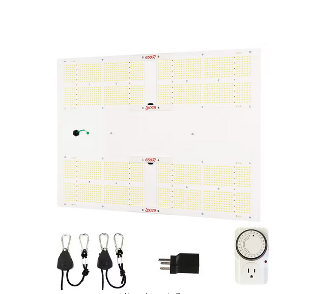 1000-Watt DE Equivalent Commercial Indoor Horticulture LED Plant Grow Light Fixture Daylight 3250K - 91005757504