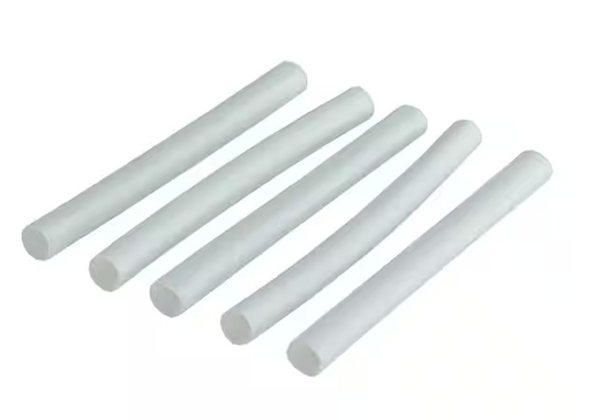 1/4 in. Heat Shrink Tubing, White (5-Pack) - 9153520