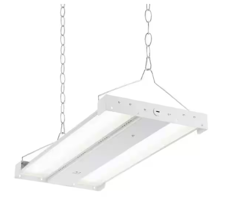2 ft. 250-Watt Equivalent Integrated LED White Backlit High Bay Hanging Light with 12700 Lumens 5000K - 91008464969