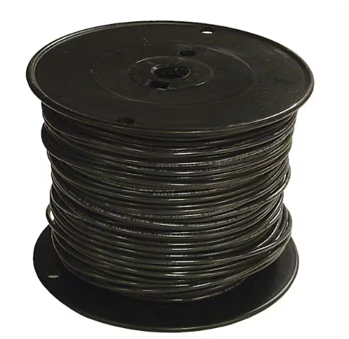 500 ft. 1 Black Stranded CU SIMpull THHN Wire - 9787601