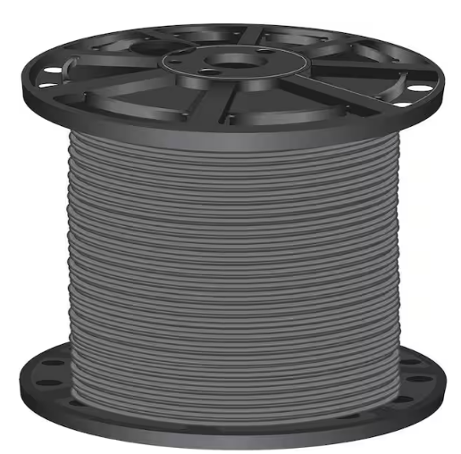 2,500 ft. 8 Gray Stranded CU SIMpull THHN Wire