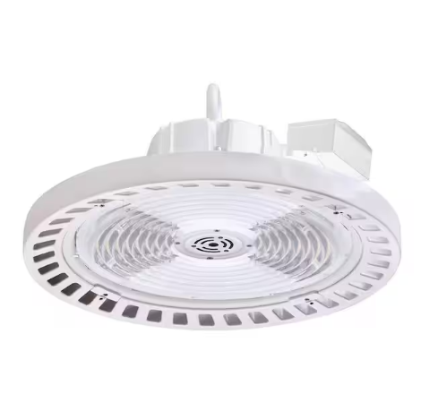 Junior 1.21 ft. 240-Watt Equivalent Integrated LED White High Bay Light 34922 Lm CCT Adjustable 3500K/4000K/5000K - 91006445237