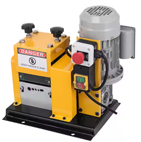 Wire Stripping Machine 0.079 in. to 0.79 in. OD Automatic Wire Strip Tool 4 Cutting Channel 5-Blade for Copper Recycling - 91009459574