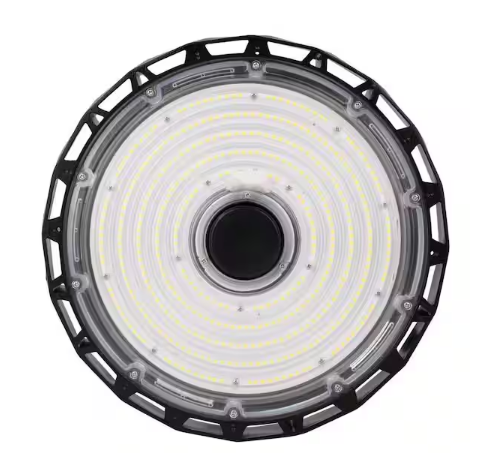 Hurricane UFO 1.3 ft. 750-Watt Equivalent Integrated LED Black High Bay Light - 91004177723