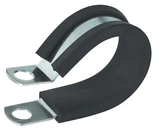 3/8 in. Rubber Insulated Clamp (2-Pack) - 9327156