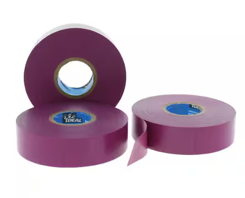 Wire Armour 3/4 in. x 66 ft. Premium Vinyl Tape, Violet (10-Pack) - 91004031360