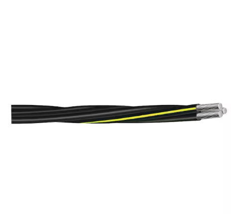 500 ft. 2/0-2/0-1 Black Stranded AL Converse URD Cable - 9208075