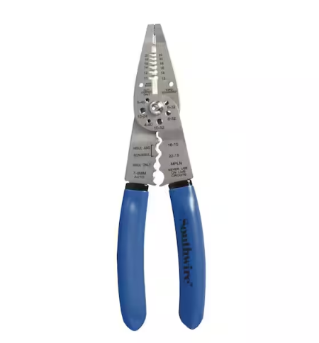 8 in. Long-Nose Multi-Purpose Stripper/Crimper Tool - 91005764509