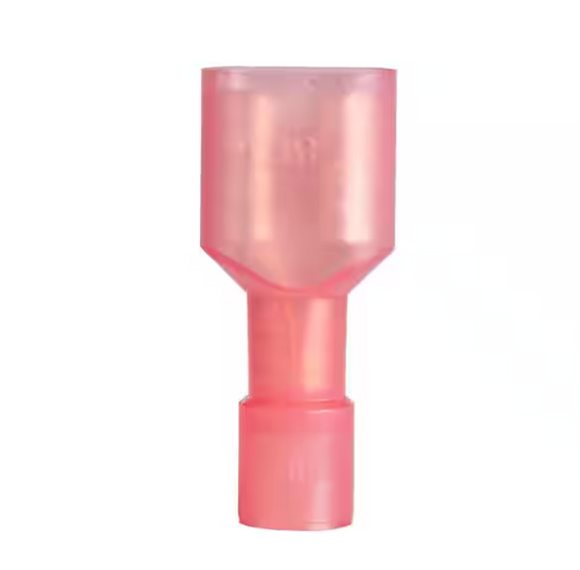 22 - 18 AWG 0.250 Fully Insulated F-Disconnects in Red (15-Pack) - 9447374