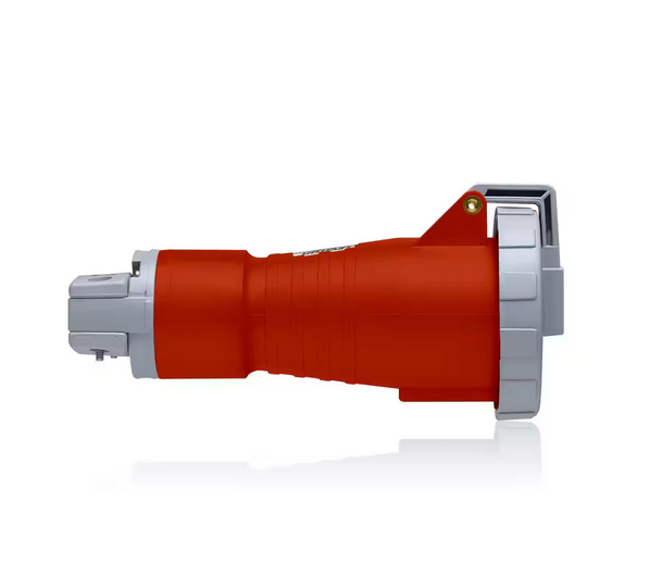 20 Amp 480-Volt 2P, 3-Watt North American Pin and Sleeve Connector Industrial Grade IP67 Watertight, Red - 91007207468