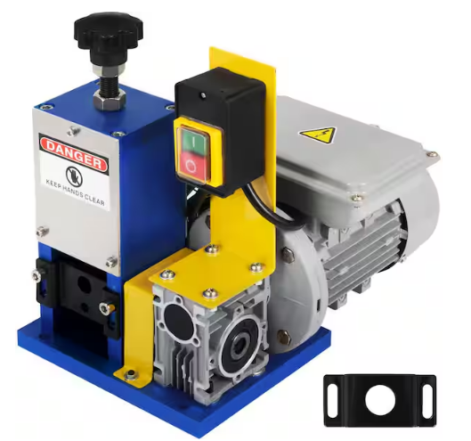 Cable Stripping Machine 0.06 in. x 0.98 in. Electric Wire Stripper 1 Cutting Blade for Cutting Stripping Scrap Wire - 91009063297