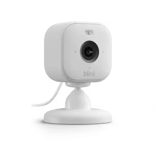 Mini 2 Wired Indoor/Outdoor Smart Security Camera with 1080p HD, 2-way talk & audio, Color Night Vision, White (1-Pack) - 91011278966