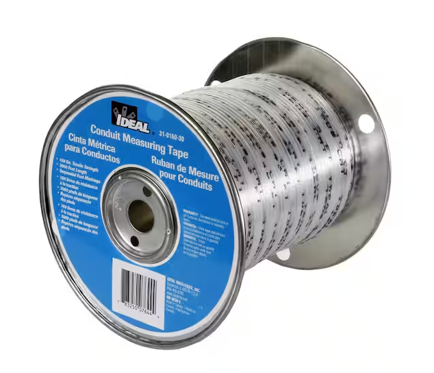 1/4 in. x 3000 ft. Reel Pro-Pull Conduit Measuring Tape Tensile Strength 160 lbs. - 91007589089