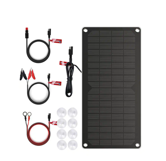 10-Watt Monocrystalline Solar Panel Battery Charger and Maintainer - 91005972817