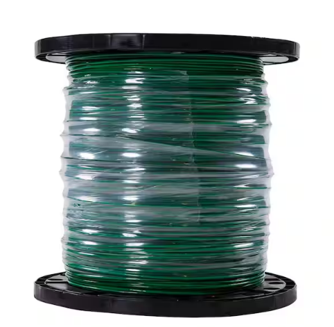 2500 ft. 12 Green Solid CU THHN Wire