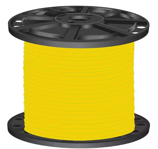 2,500 ft. 8 Yellow Stranded CU SIMpull THHN Wire