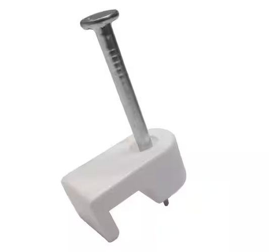 3/16 in. Low-Volt Staple for Wood Applications, White (100-Pack) - 91005960326