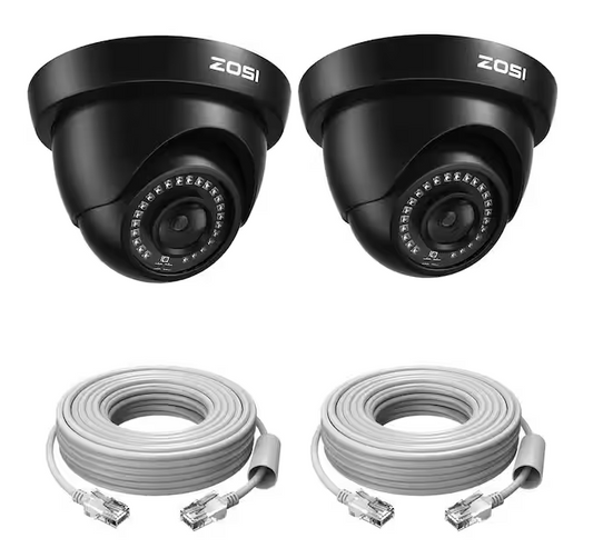 ZM4295P 5 MP Wired PoE Add-On IP Security Camera, 80 ft. Night Vision, Only Work with Same Brand NVR Model - 91010059217