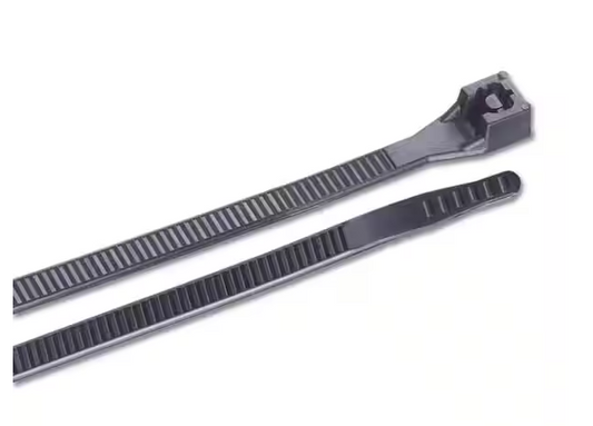 4 in. Black Cable Ties (1,000-Pack) - 9747442