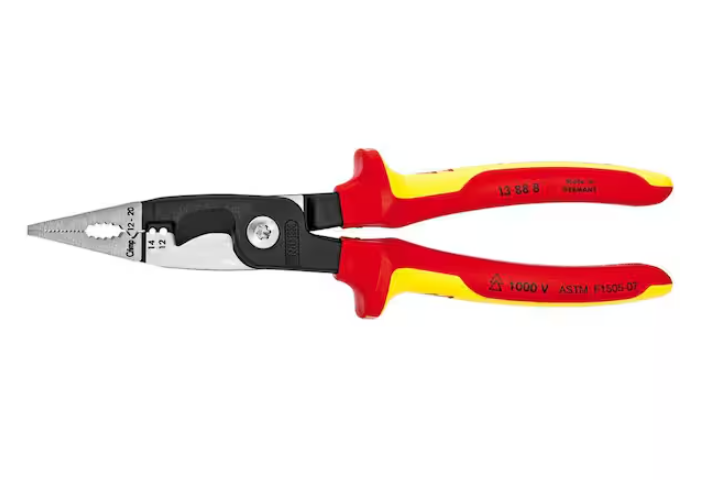 8 in. Insulated Electrical Installation Pliers - 91000401408