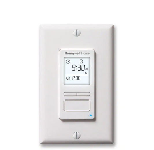 120-Volt 7-Day Programmable Indoor/Outdoor Motor and Light Switch Timer with Automatic Daylight Savings - 91001979147
