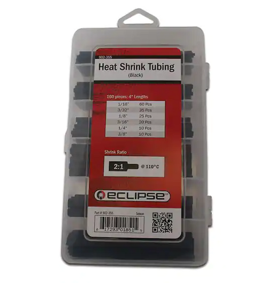 Heat Shrink Tubing - Black - 91001512583