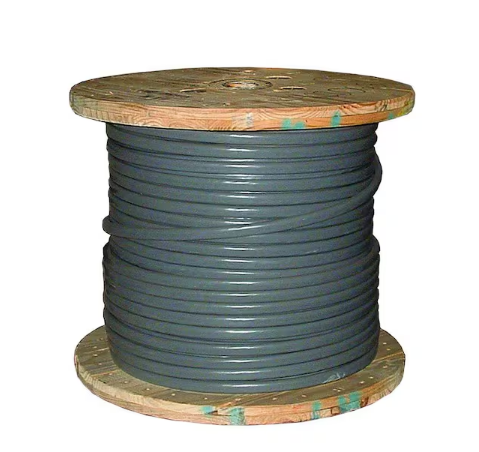 500 ft. 2-2-2 Gray Stranded AL SEU Cable - 9641974