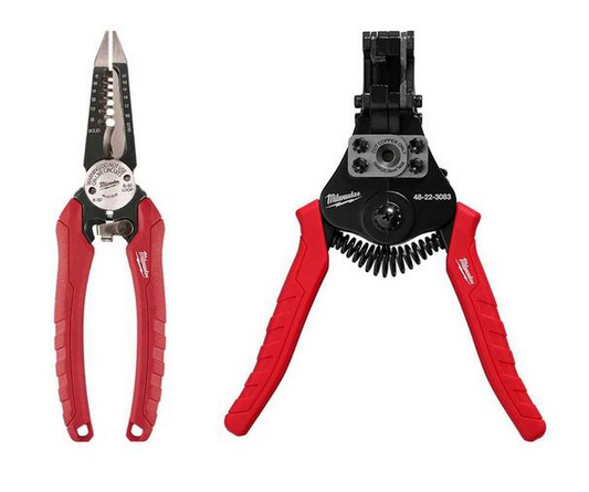 7.75 in. Combination Electricians 6-in-1 Wire Strippers Pliers with Automatic Wire Stripper and Cutter (2-Piece) - 91010839659