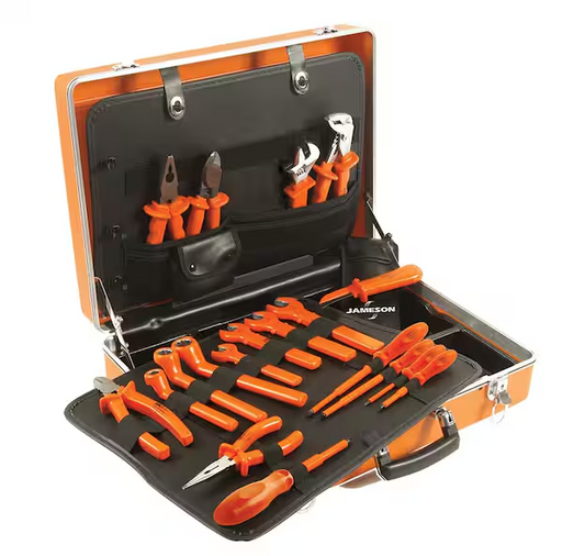 19-Piece 1000-Volt Insulated Deluxe Utility Tool Set - 91011004827