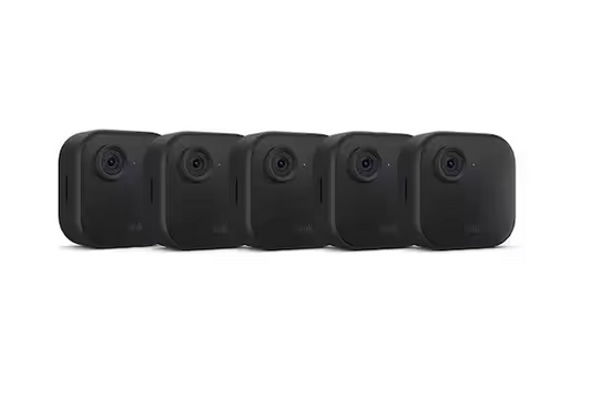 Outdoor 4 (4th Gen) Wireless Outdoor Smart Home Security Camera System with 5 Cameras, up to 2-Year Battery Life (Black) - 91010128874