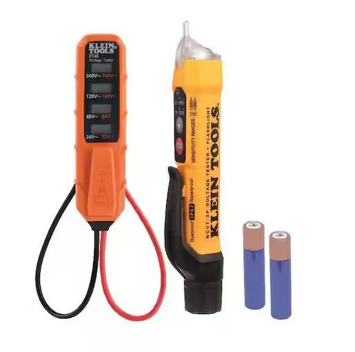 12V-1000-Volt AC Dual Range Non-Contact Voltage Tester and AC/DC Voltage Tester Tool Set - 91006323287