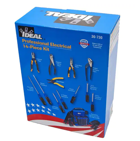 14-Piece Professional Electrical Tool Kit