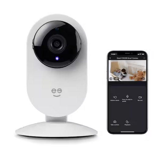 Glimpse 1080p HD Wireless Smart Camera - Indoor Home Security Camera - No Hub Required - Voice Control - 91006028004