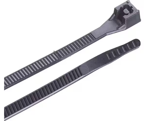 14 in. Cable Tie 75 lb. Black (100-Pack) - 9295875