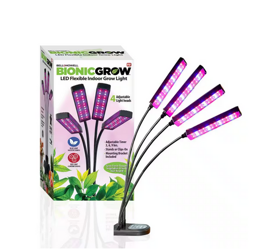 Bionic Grow 9-Watt Equivalent Indoor LED Full Spectrum UV Flexible Plant Grow Light in Color Changing Lights - 91008824700