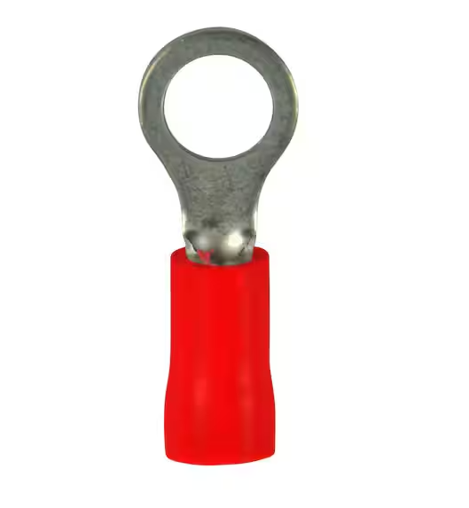 22-18 AWG 8-10 Stud Ring Terminal (100-Pack) - 9299388