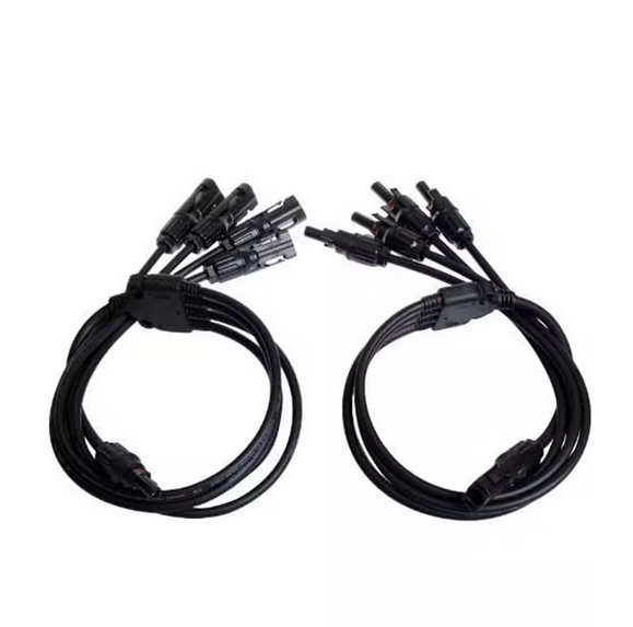 Solar Male and Female Y Parallel Branch Connectors MFFFF Plus FMMMM Pair - 91005479806