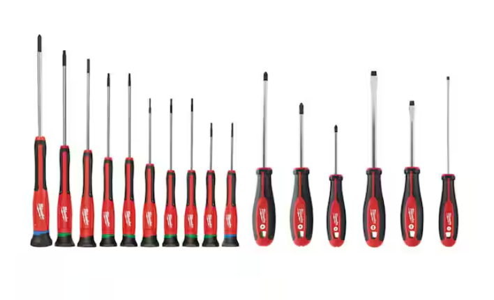 16-Piece Screwdriver Set with Precision Screwdrivers - 91009481958