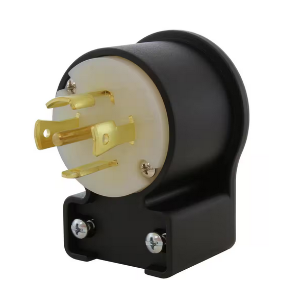 NEMA L21-30P 30 Amp 3-Phase 120/208-Volt 3PY, Elbow 5-Wire Locking Male UL, C-UL Approval - 91010655937