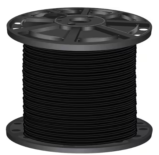 2,500 ft. 1 Black Stranded CU SIMpull THHN Wire