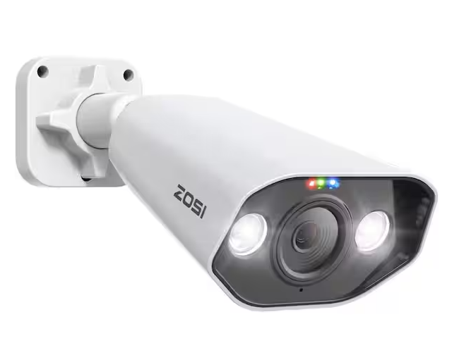 ZG1825A ZG1825E 5MP Wired PoE Add-On IP Security Camera with 2-Way Audio, Human Detection, Only Work with Same Brand NVR - 91009668755